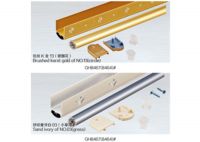 aluminium profiles of bottom rails of blinds, aluminium extrusions, aluminium extrusion profiles