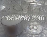 Sell Clear Polycarbonate Tea Light Cups for Tea Light Candles