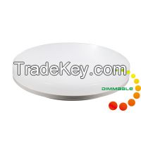 Dimmable PC round led ceiling light 18w