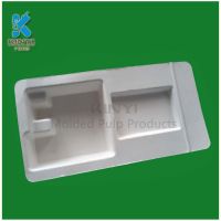 Eco-friendly colorful packaging tray, sugarcane bagasse packaging tray