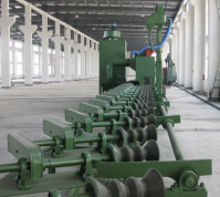 Dingtai Machinery supply through type steel pipe shot blasting machine