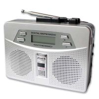AM/FM dual band radio cassette recorder  (M609)