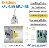 Sell Aluminum cap knurling machine