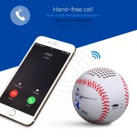 Bluetooth Speakers Loudseaker Sound Quality 10h Portable Baseball Outdoor Handsewn Leather Music Angel Wireless Bluetooth Speakers Hand-Free Call Mini Speaker 3.0 Tech