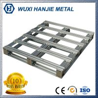 warehouse racking system use steel pallet