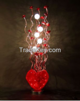 wedding red color LED floor lamp 2016 newest style