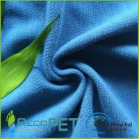 RPET Double Jacquard Jersey Knit Fabric With GRS Certificate