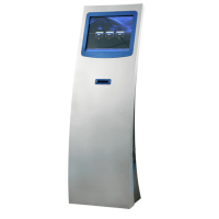 17 inch Interactive Touch Screen Ticket Dispenser Kiosk For Bank Queue System SX-Q173