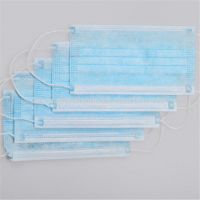 Medical disposable facemasks Ear loop 3 Ply Surgical Face Mask