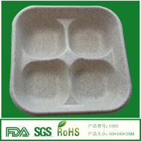 Biodegradable recyclable custom waterproof protective food tray