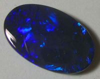 Sell - LIGHTNING RIDGE SOLID N1 BLACK OPAL ElectricBlue 3.67ctw