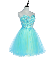 G-marry New Women's Sweetheart Short Home Coming With Beading A-line Tulle evening prom dresses