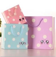 newest custom paper bags CMYK paper bag lovely fashional strong paper gift /shopping bags