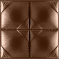 3D PU Leather Wall Panel 1012-16 for Modern Interior Decoration
