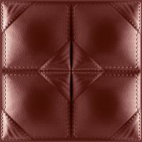 3D PU Leather Wall Panel 1021-18 for Modern Interior Decoration