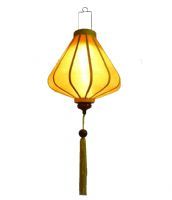 Bamboo silk lantern, hanging silk lantern, decorative bamboo silk lantern