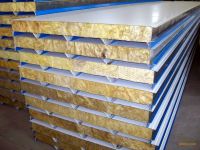 supply high quality color steel rockwool sandwich panels for roof