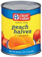 Canned Peaches Sliced in light syrup with private brand