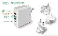 Agent wanted! One For All USB Wall Travel Charger with Type-C and QC3.0 Quick Charger 25W