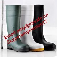 CE S5 China New Rubber & PVC Rain Boot & Steel Toe Safety Knee Gum Boots