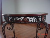 Sell wrought iron dining table
