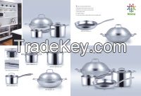 New design cookware handle for sauce pot in stainless steel