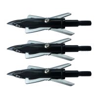 Black Official Universal Rage Broadheads 2 Blades 100 Gr Archery Hunting Arrow Tips