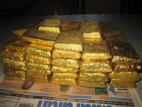 Raw Gold bars