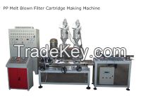 PP Dual Extruder Multi-layers Meltblown Filter Cartridge Machinery