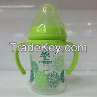 2016 New design BPA Free wide neck PP feeding bottle 6OZ