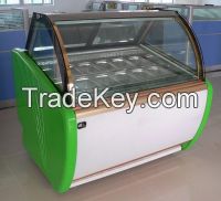 12 pans Ice cream / Gelato display freezer