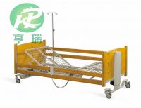 Electric wooden home care bed