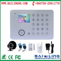 wireless APP control PSTN/GSM home alarm system shop anti-theft alarm system