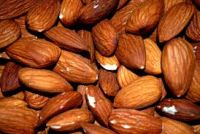 Almonds nuts and kernels