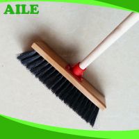 High Quality Africa Market Hard Broom With Wooden Pole