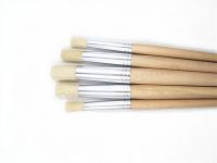 artist brush wooden handle professional use
