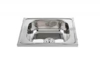 Reliable quality rectangular kitchen sink without drainboard WY-5040