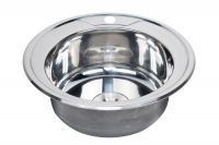 Factory supply small round bowl stainless steel kitchen sink  490