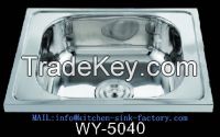 Layon WY-5040 bathroom sink single bowl stainless steel kitchen sink