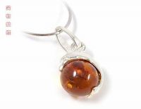 dolphin embrace jewelry 925 silver natural amber pendant