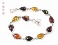 Water drops natural Amber bracelet