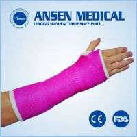 Medical orthopedic synthetic fiberglass bandage casting fiber protection tape