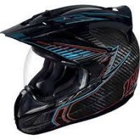 Icon Variant Carbon Cyclic Full Face Helmet - Red