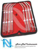 8 PCs VAN BUREN URETHRAL SOUNDS WITH A CARRYING CASE