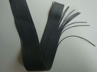 Natural rubber thread for elastic webbing