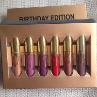 2016 Hot Kylie Jenner lipstick kylie Mini lip gloss kylie metal glod Leo Kit Lip Birthday Limited Edition Gold