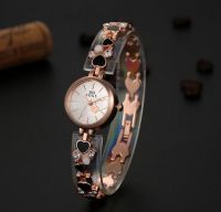 Vogue alloy zircon Swarovski watch waterproof chain watch 1302
