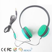 Macarons shape headbands heandset headphones with Microphone and noise cancelling