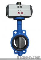 Sell pneumatic actuated butterfly valves