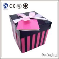 Custom printed different types gift packaging box